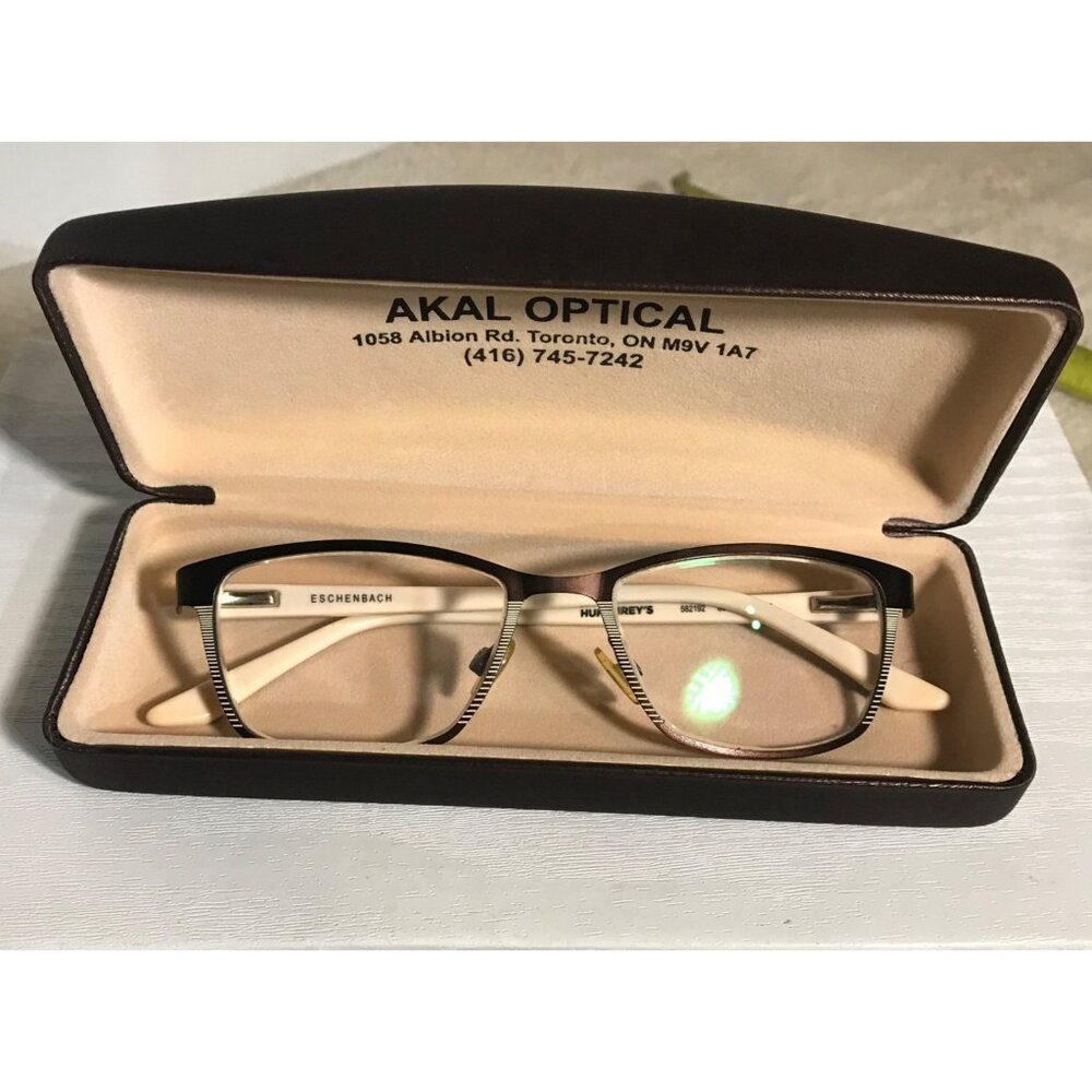 Humphreys by Eschenbach Eyeglass Frames ONLY Model 582192 60-135 Brown Ivory